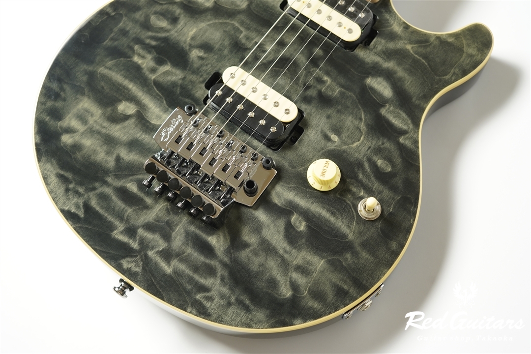Sterling by MUSIC MAN AXIS AX40-TBK-M - Trans Black | Red Guitars